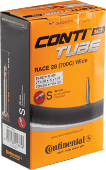 Continental Race 28 (700c) 25-32 mm (622-630), cámara interna Presta 42 mm