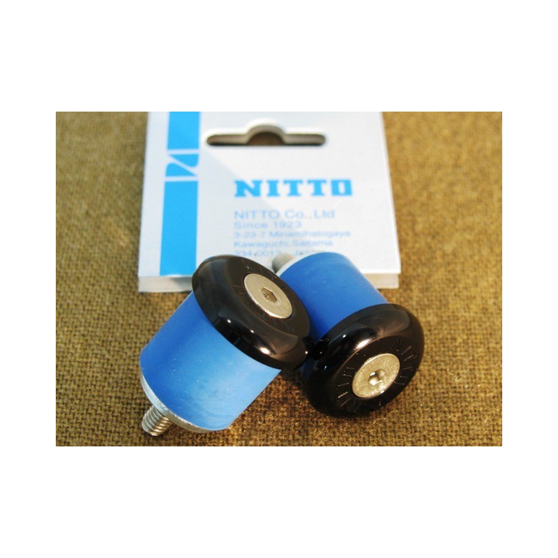 Bouchons de verrouillage NITTO Bar-end EC-01 (24 mm) Noir
