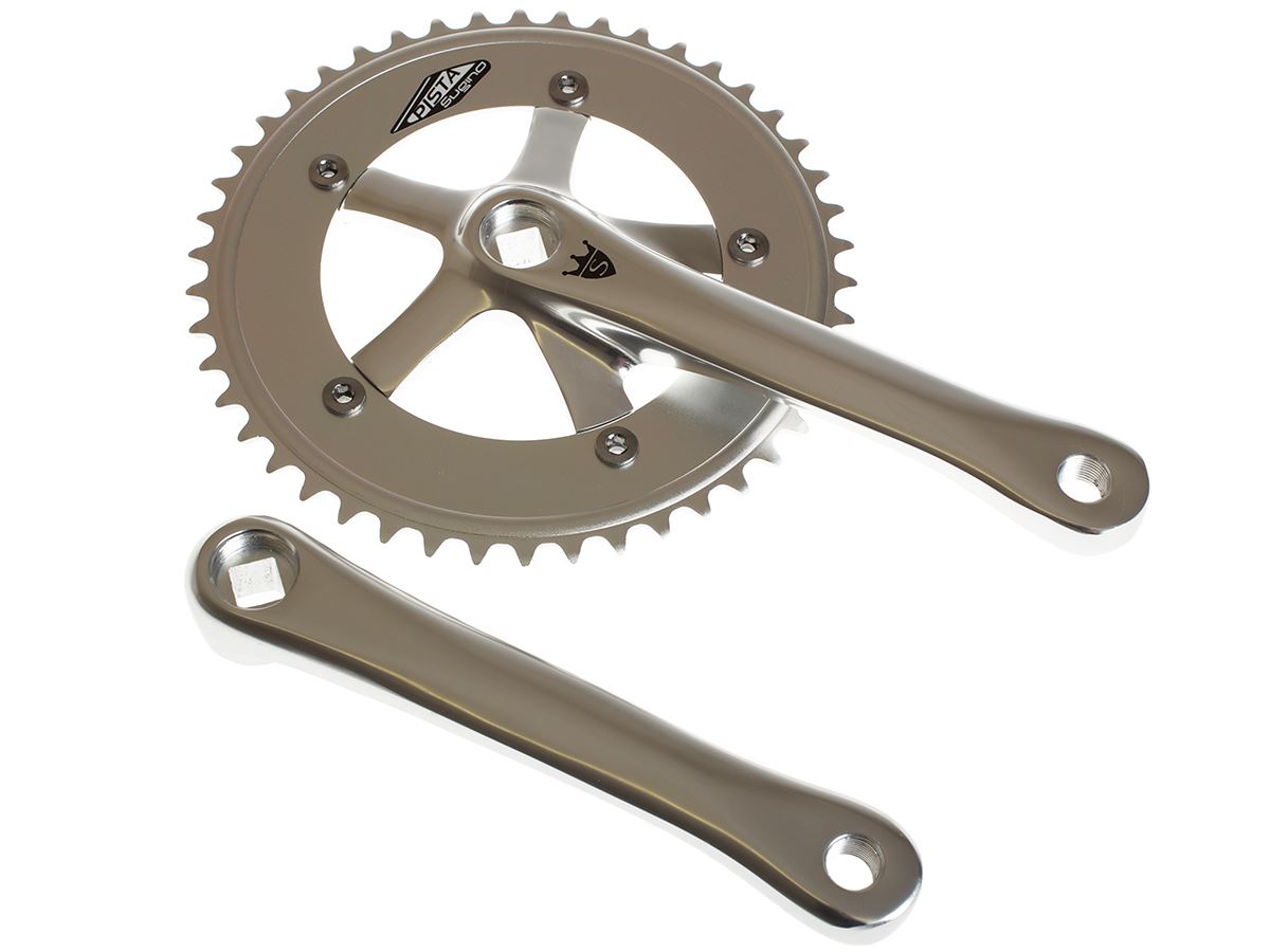 Sugino RD2 Pista Crankset - Silver – urbanbikewear.com