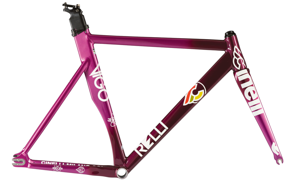 Cinelli Vigorelli Burgundy Nebula Framesets X-Large