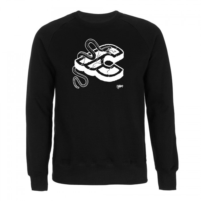 Cinelli Mike Giant Zwart Crew Sweatshirt