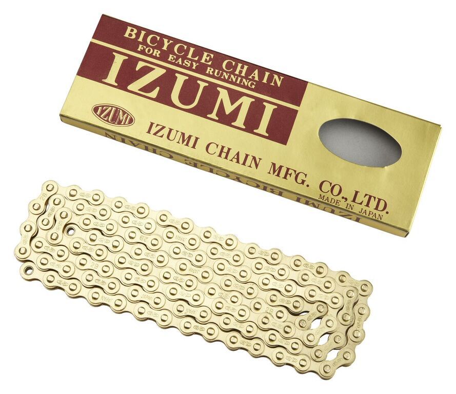Izumi Ketten ES410GP 1/2 x 1/8" Goldene Bahn-Fixed-Chain