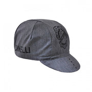 Cinelli Crest Szara Czapka Kolarska