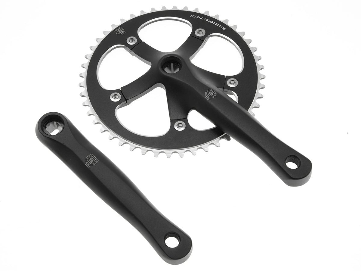 BLB Track Crankset Matte Black 48T
