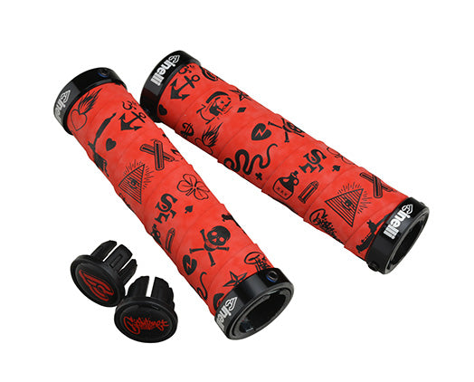 Cinelli Mike Giant Art Grips Röd