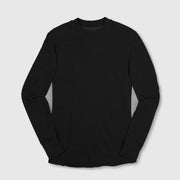 Koszulka z długim rękawem i okrągłym dekoltem z wełny merino Chrome