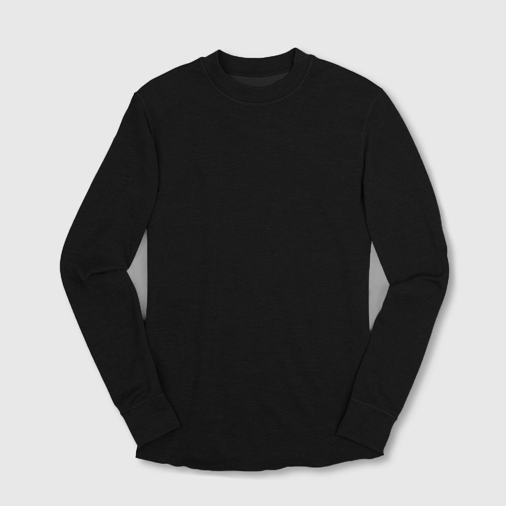 Chrome Merino Wool Crewneck Long Sleeve Shirt