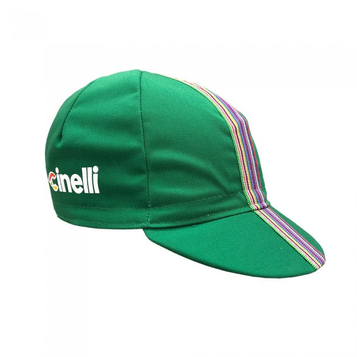 Cinelli Ciao grüne Fahrradkappe
