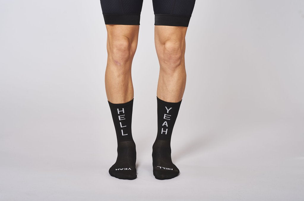 FINGERSCROSSED 'Hell Yeah' Cykelstrumpor 3.0 Large