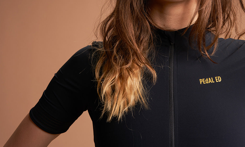 PEdAL ED Hane Lightweight Jersey, Svart - Dam