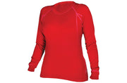 Camiseta térmica Endura Women BaaBaa Merino - Roja
