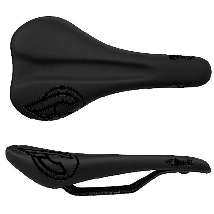 Selle Cinelli C-Wing noire sur noir