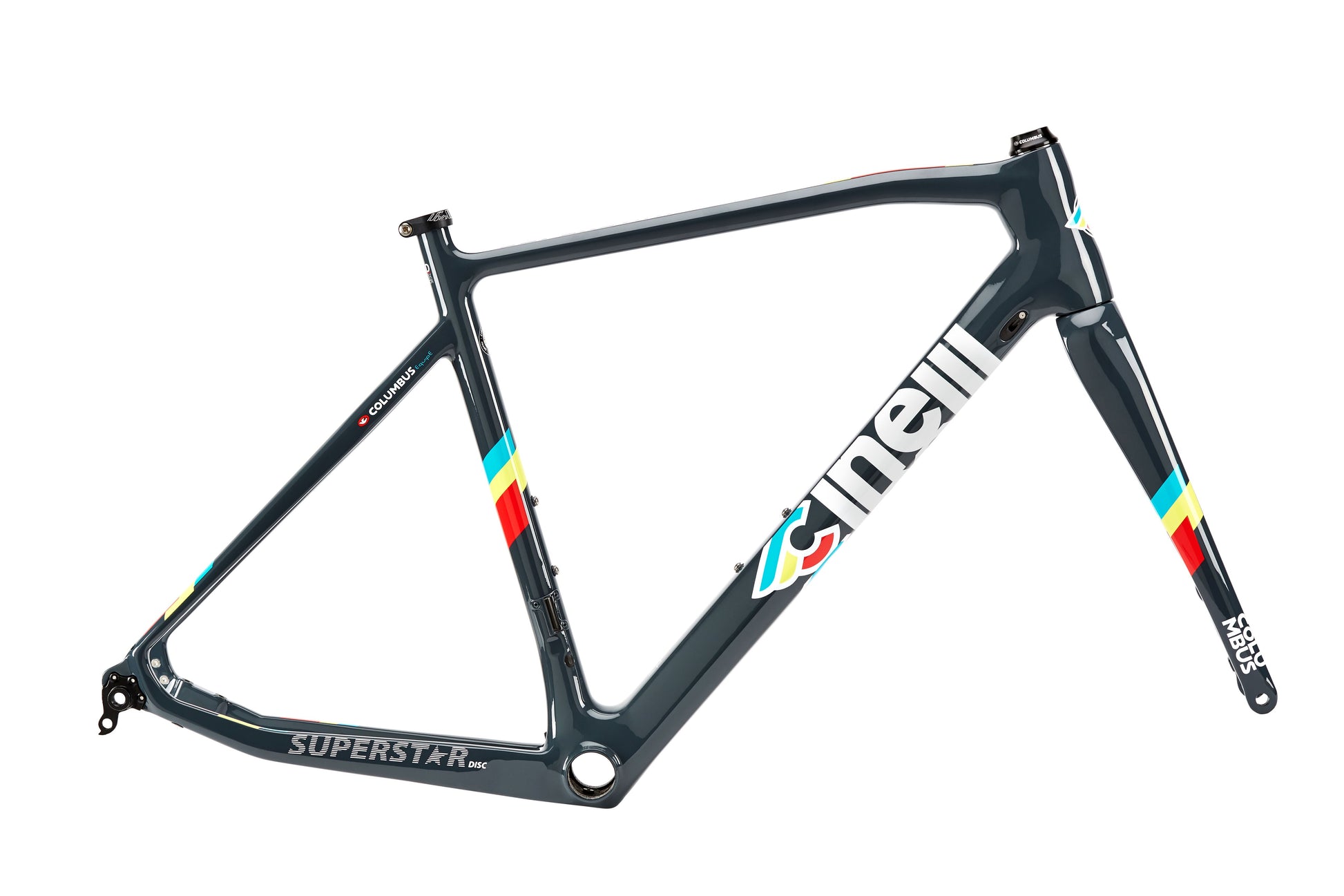 Cinelli Superstar Disc Grau Straße - Rahmensets