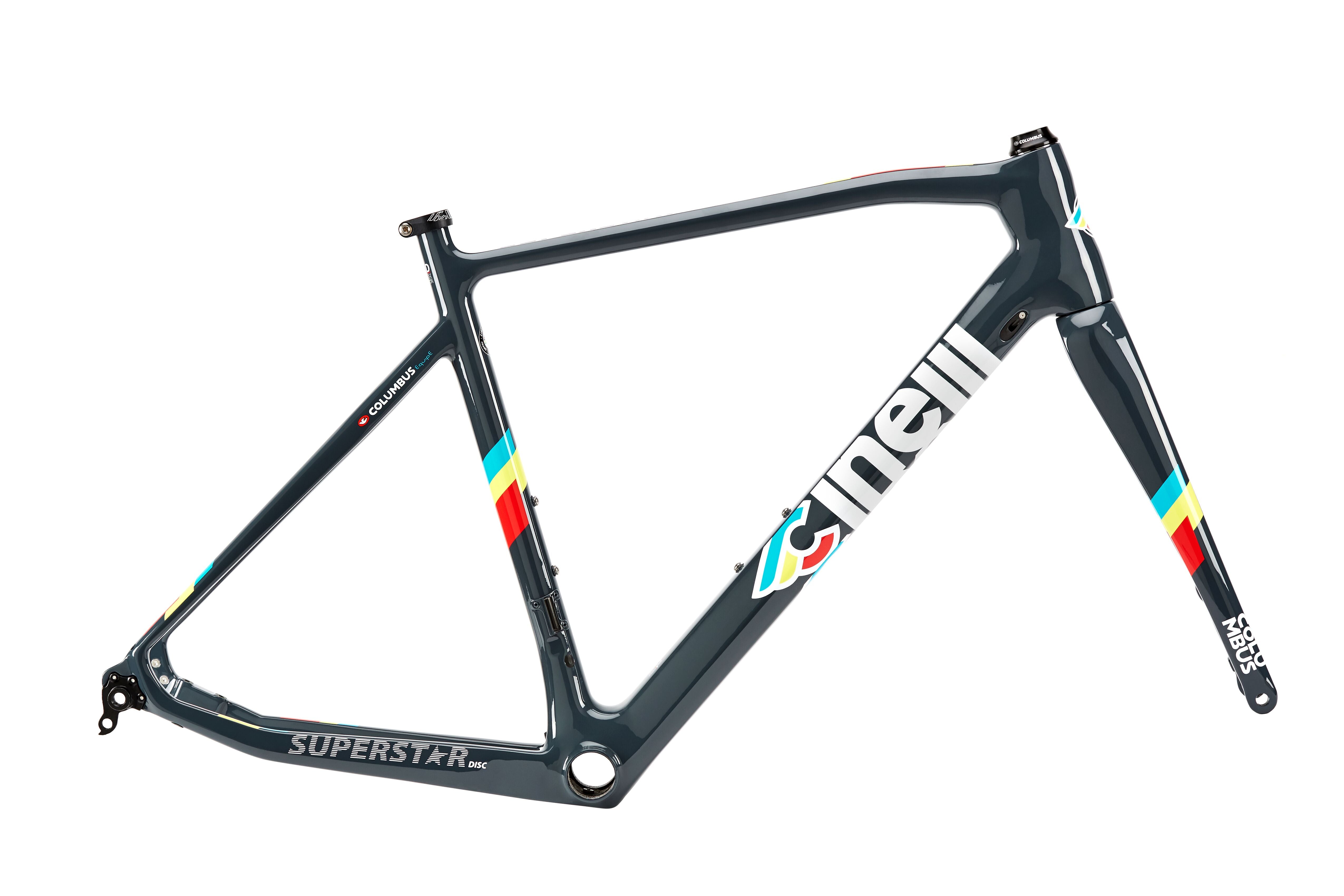 Cinelli Superstar Disc Grau Straße - Rahmensets