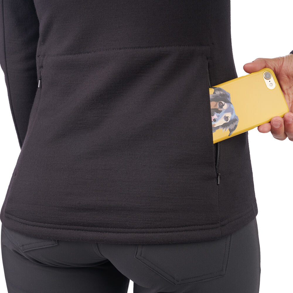 Felpa con cappuccio Chrome Merino Cobra 2.0 da donna