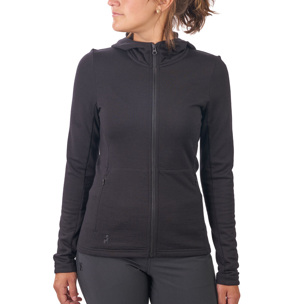 Felpa con cappuccio Chrome Merino Cobra 2.0 da donna