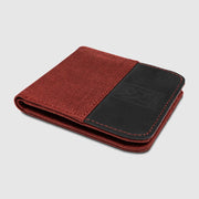 Chrome Nylon Bifold Portemonnee Brick
