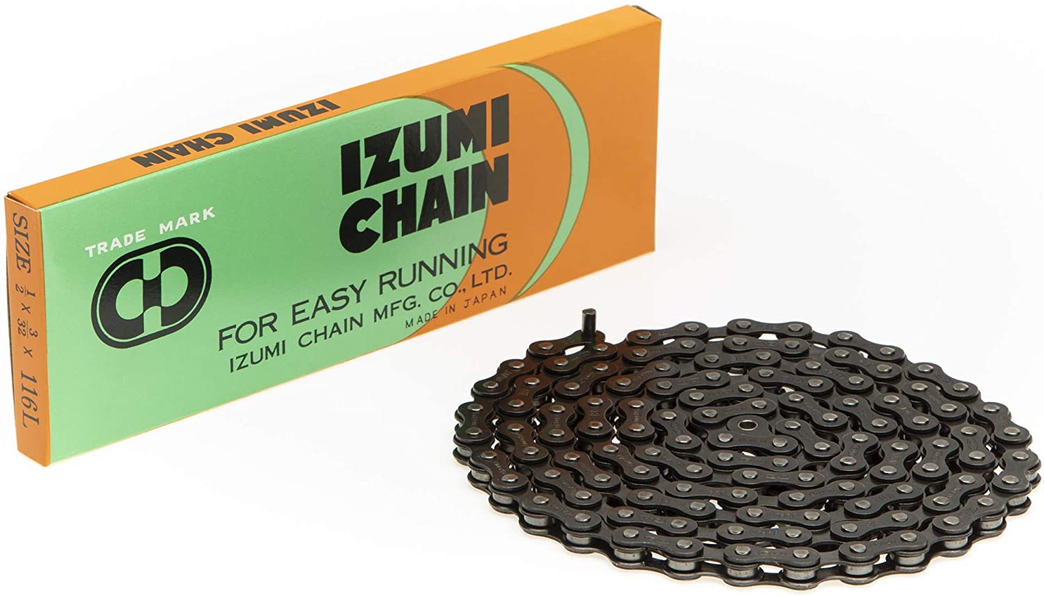 Izumi ES410C Pin Connect 5/6 Speed Chain 1/2 x 3/32, 116 Links