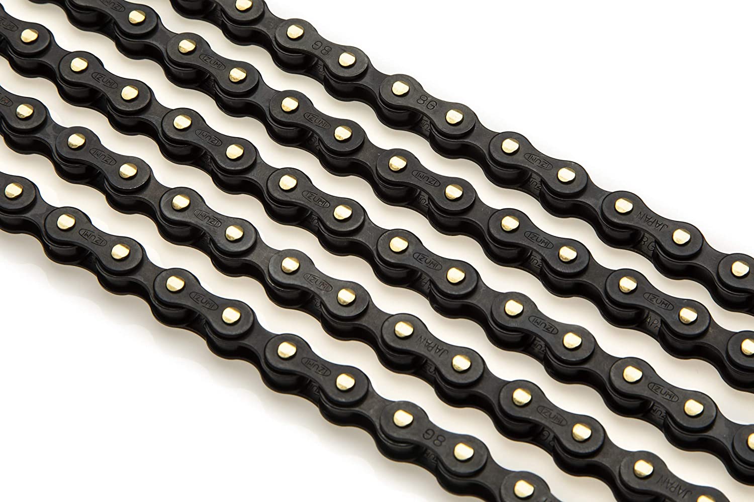 Izumi Jet Black Track Kæde Sort 1/2 x 1/8"