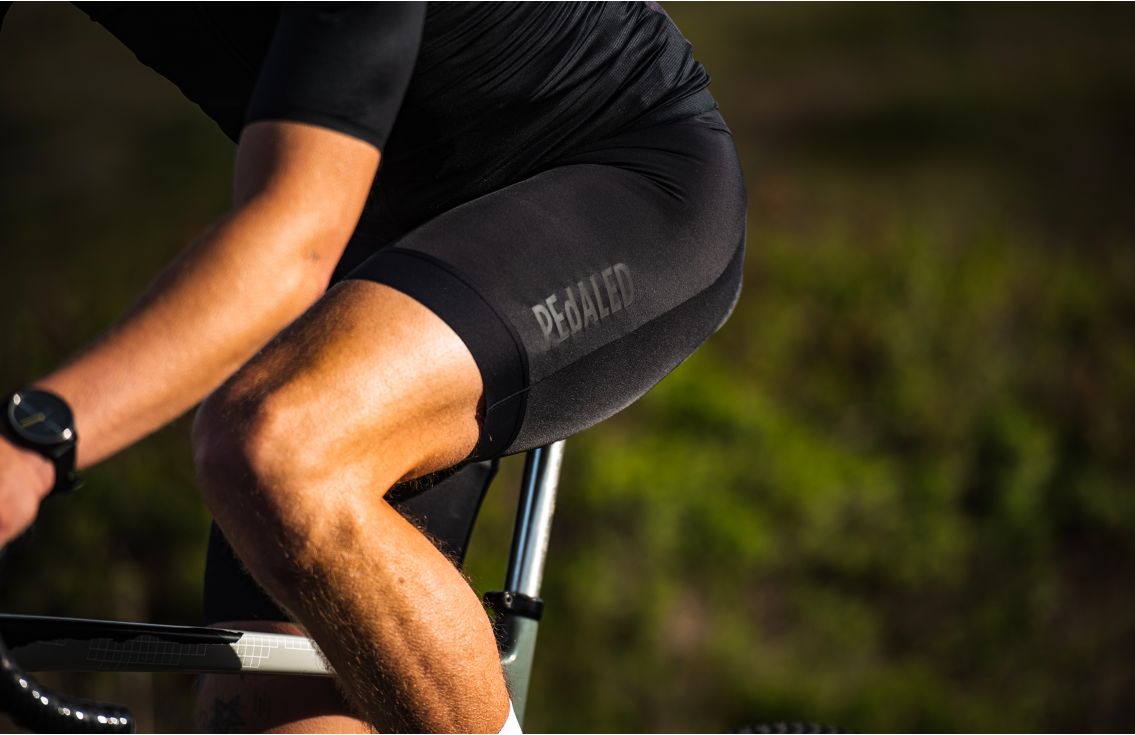 PEdALED Mirai Lightweight Bibshorts, Charcoal Gray