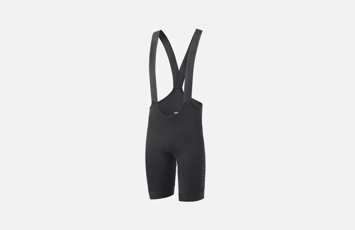 PEdALED Mirai Lightweight Bibshorts, Charcoal Gray