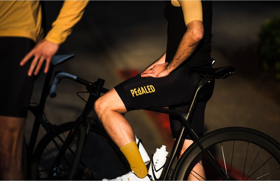 PEdAL ED Mirai Culotte corto ligero con tirantes, Miel