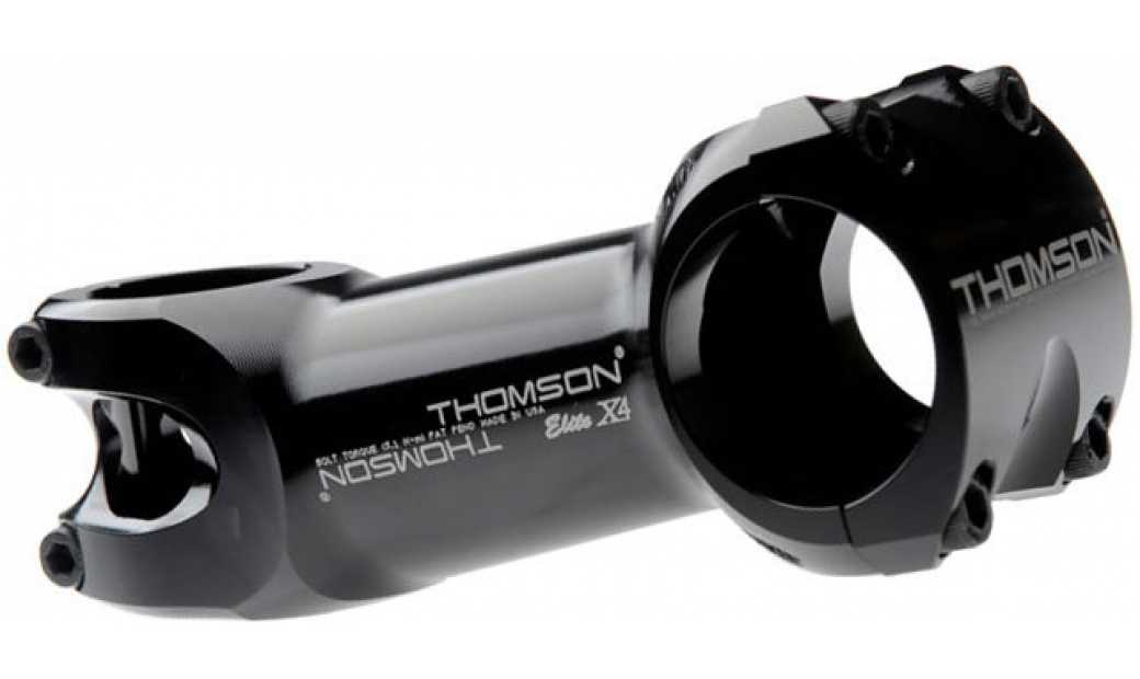 Thomson Elite X4 Styrstam Svart 1-1/8 10° 100mm 31.8mm