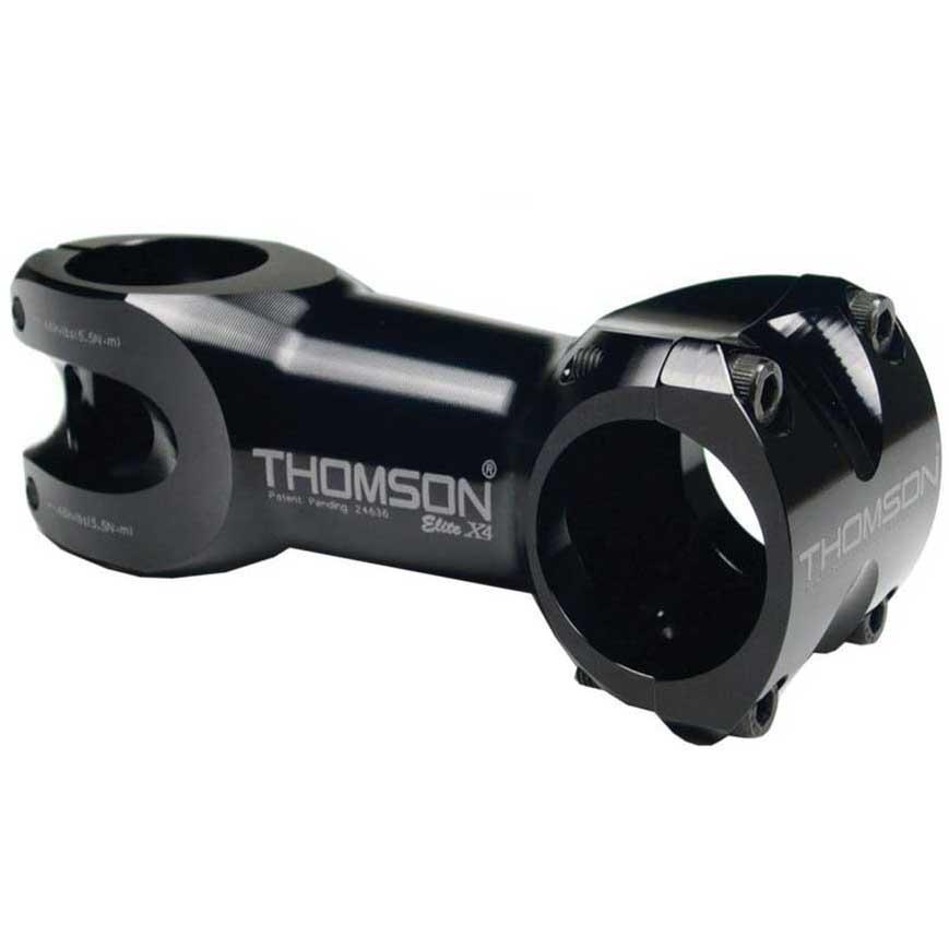 Thomson Elite X4 Styrstam Svart 1-1/8 0° 110mm 31.8mm