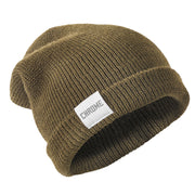 Chrome Woll-Bündchen-Mütze - Olive