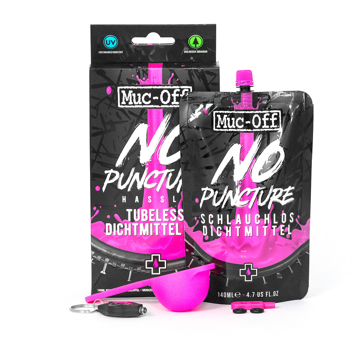 Muc-Off No Puncture Hassle Tubeless Sealant Kit 140 ml