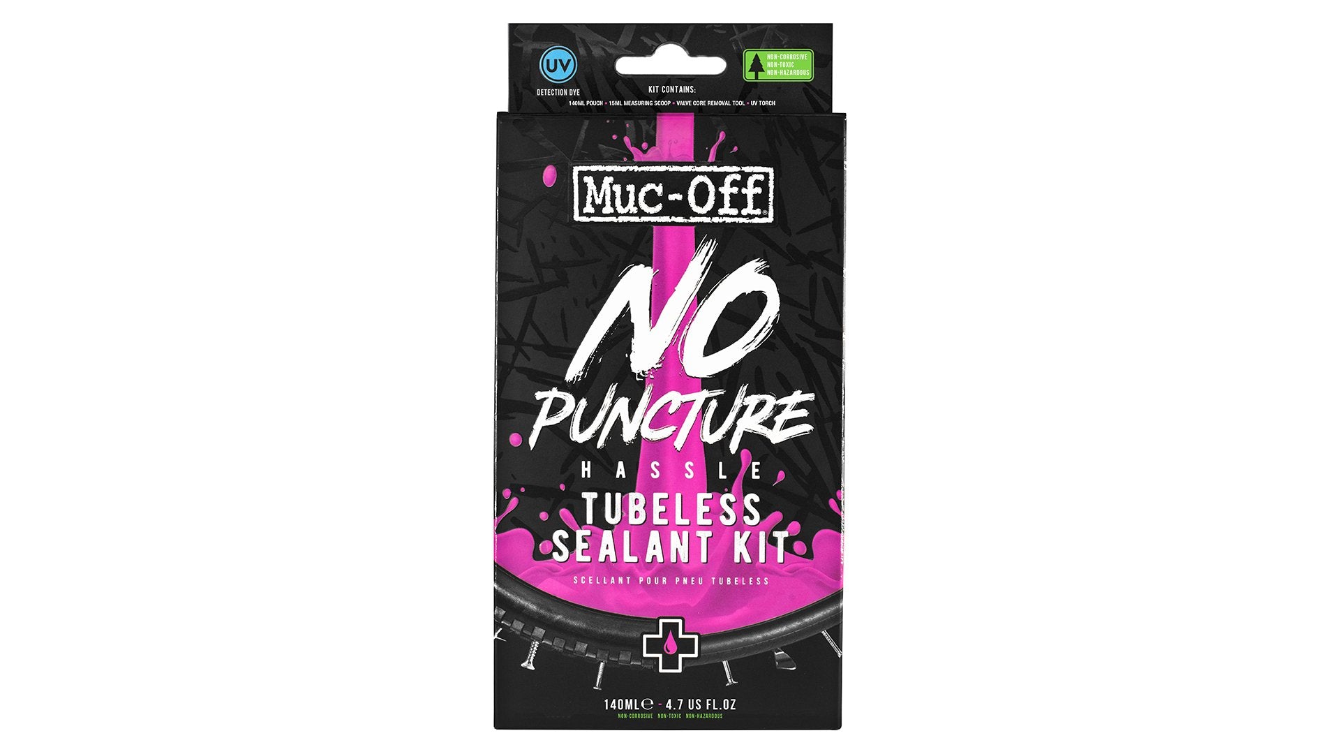 Kit de sellador tubeless Muc-Off No Puncture Hassle 140 ml