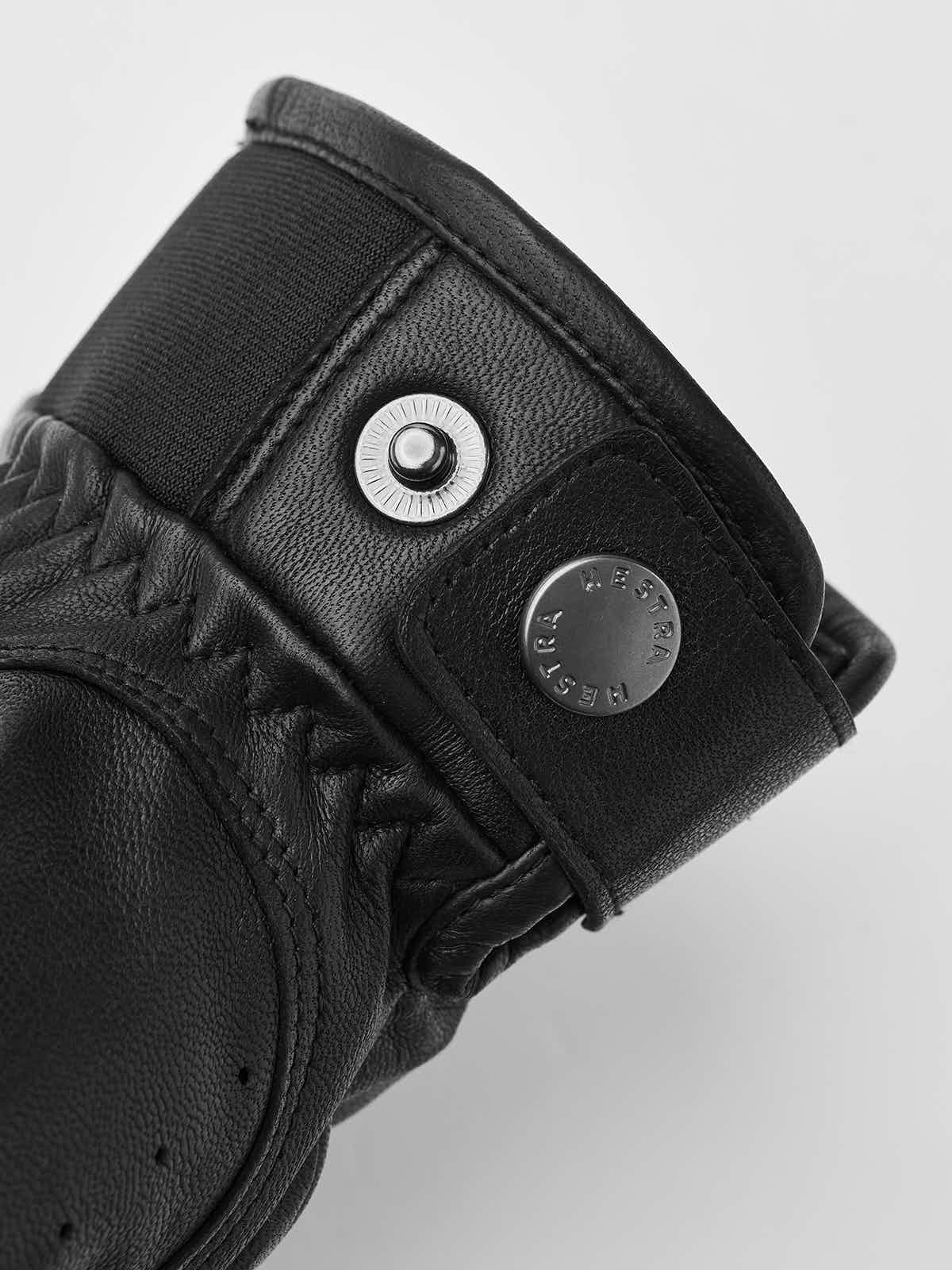 Hestra Velo Leather - 5 Finger Leather Gloves Black