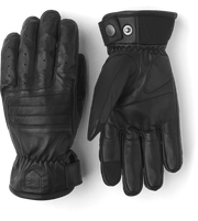 Hestra Velo Leather - 5 Finger Leather Gloves Black