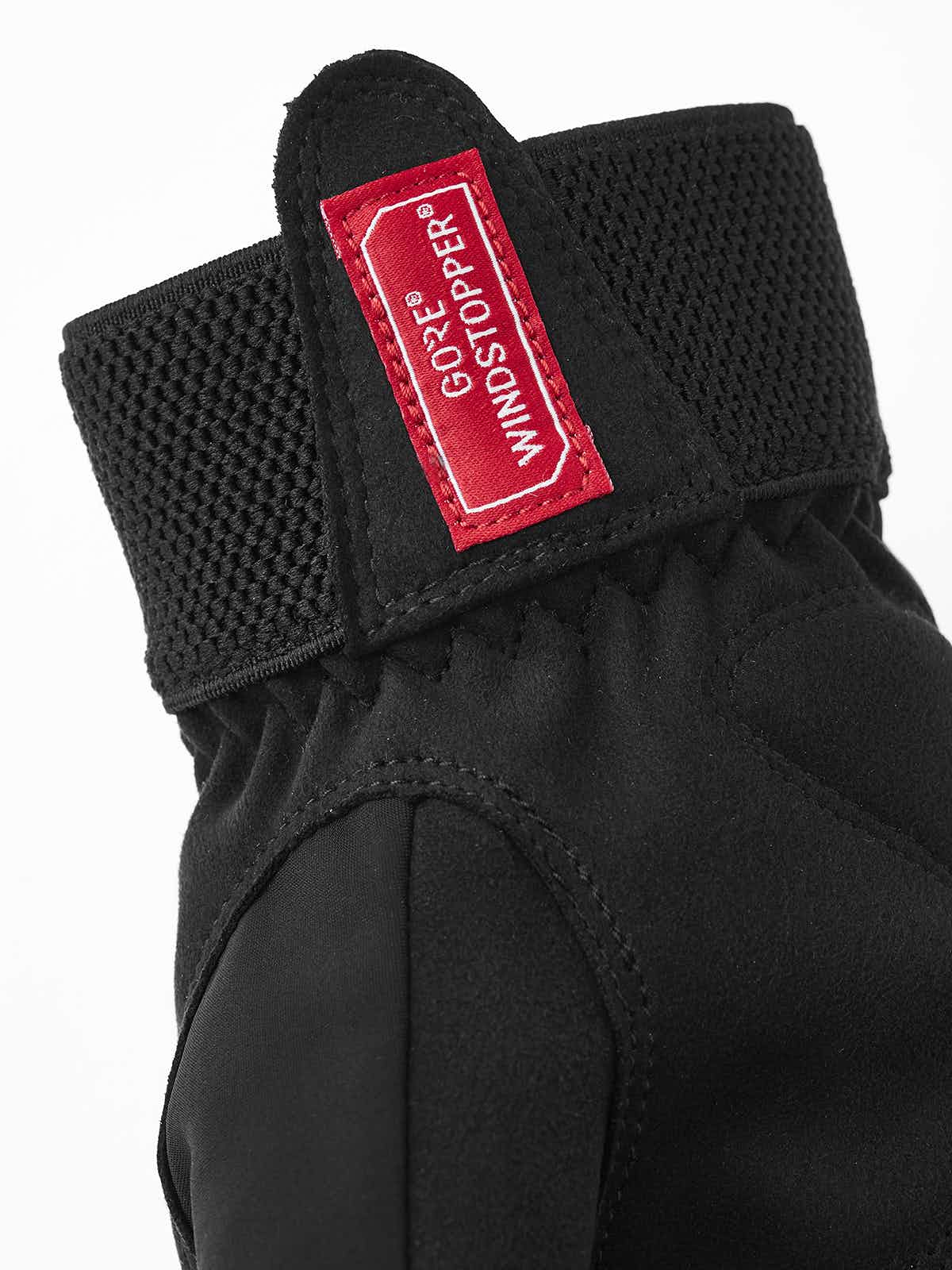 Hestra Windstopper Tracker - 5 Finger / Svart