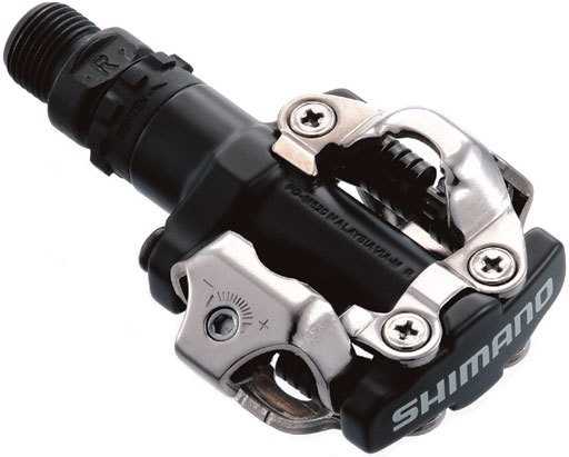 Shimano PD-M520 SPD-pedaler Svart