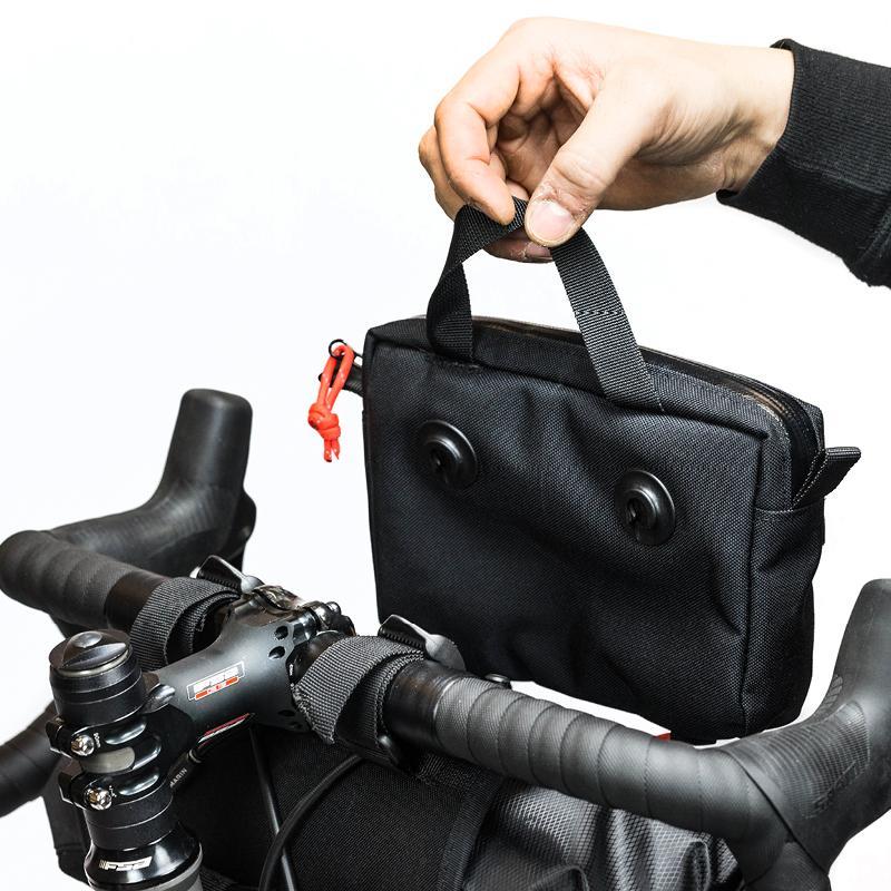 Restrap CarryEverything Handlebar Bag 17L Black/Black