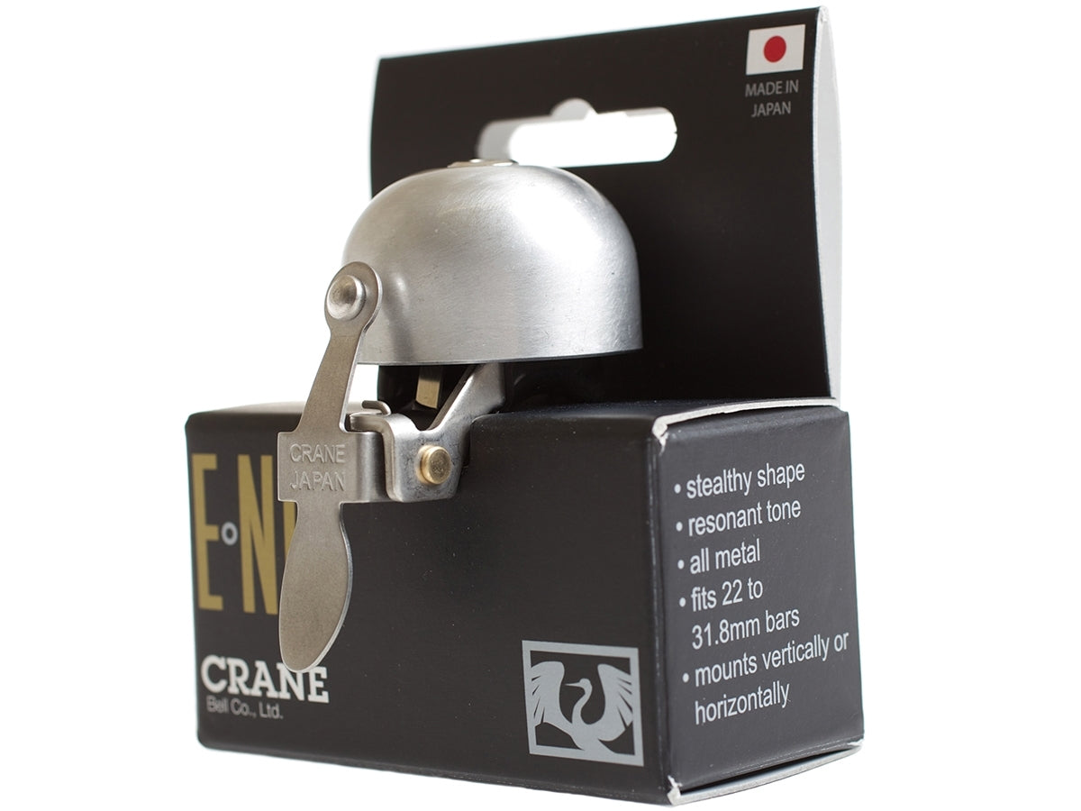 Campanello Crane E-ne Satinato Argento