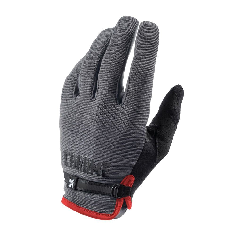 Chrome Cycling Gloves - Grey/Black