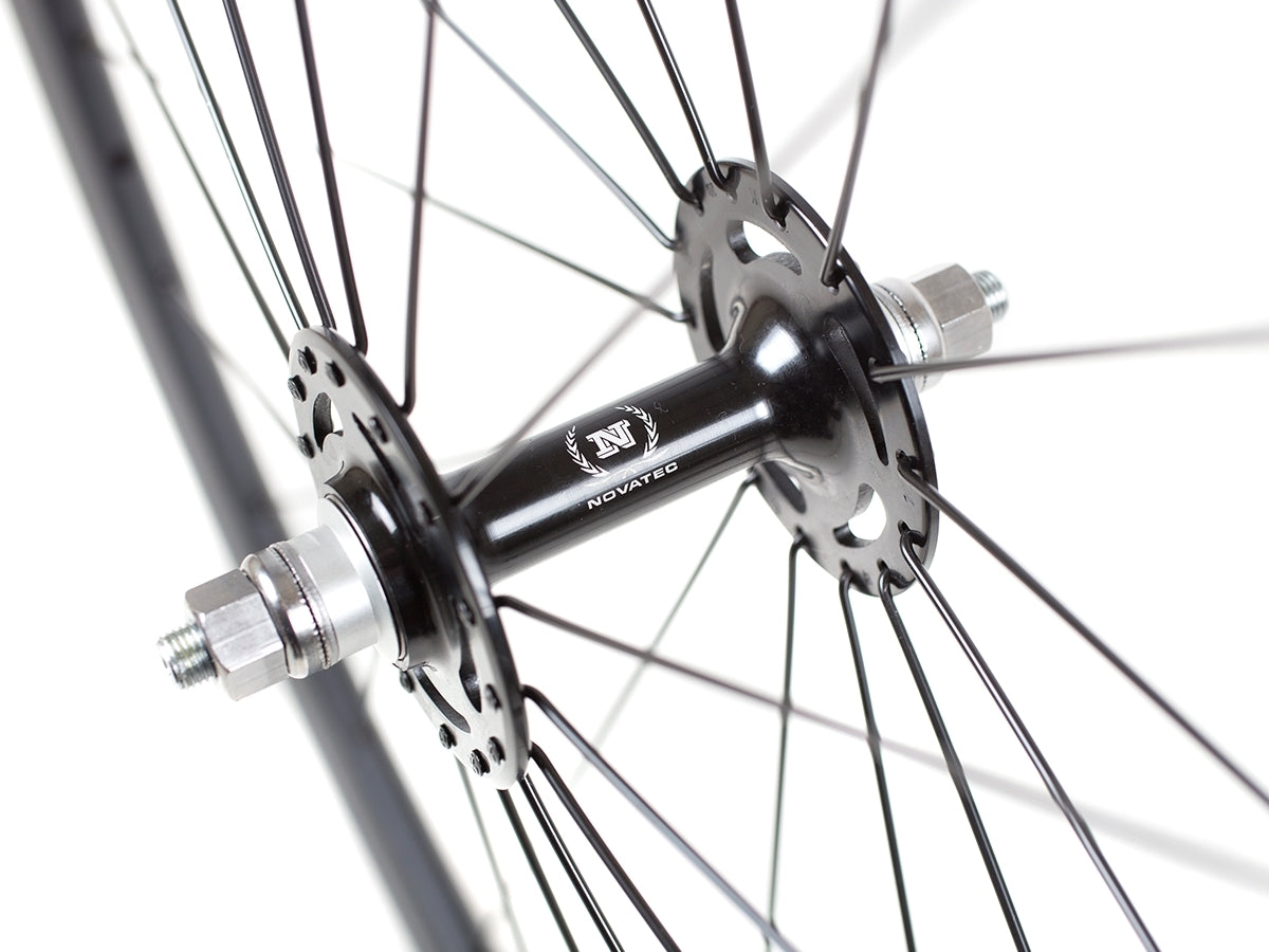 Novatech Wheelset 700c Flipflop Hub - Matte Black