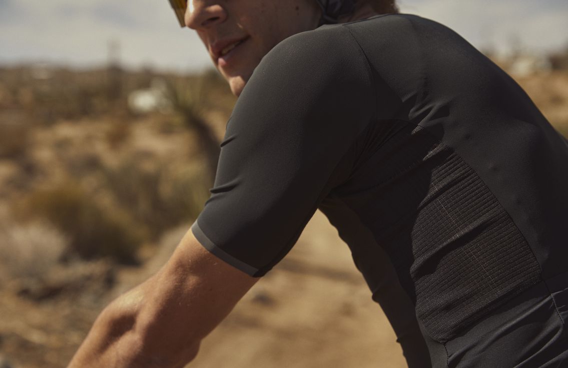 PEdALED Odyssey Long Distance Cycling Jersey Charcoal Gray