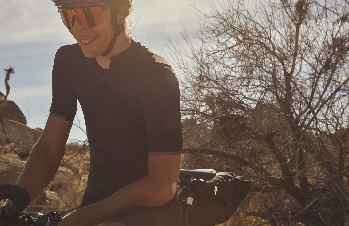 PEdALED Odyssey Long Distance Cycling Jersey Charcoal Gray