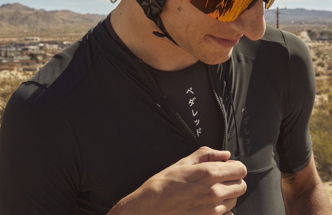 PEdALED Odyssey Long Distance Cycling Jersey Charcoal Gray