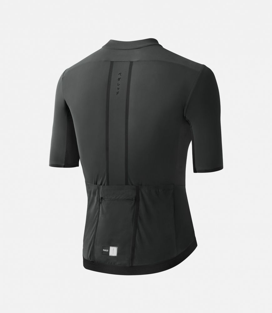 PEdALED Odyssey Long Distance Cycling Jersey Charcoal Gray