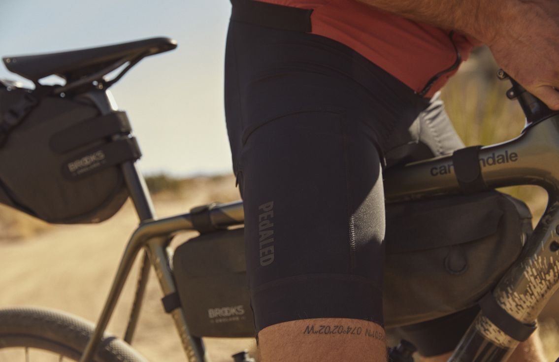 PEdAL ED Odyssey Long Distance Cycling Bib Shorts Black