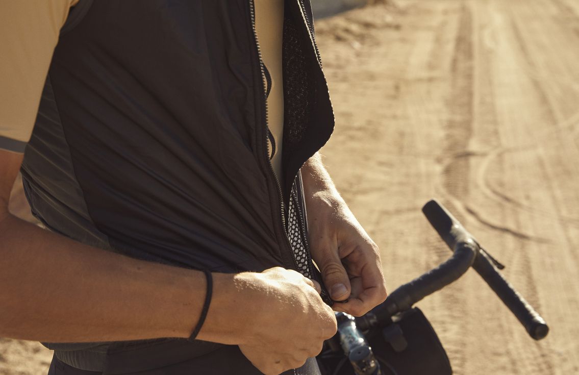 PEdALED Odyssey Polartec Alpha® Cycling Vest Charcoal Gray