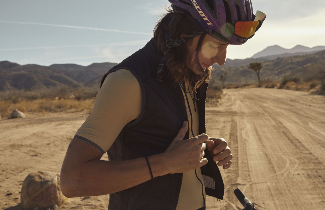 PEdALED Odyssey Polartec Alpha® Cycling Vest Charcoal Gray