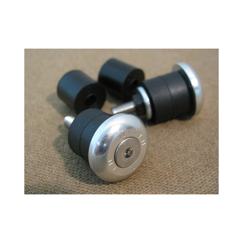NITTO Bar-end Locking Plugs EC-02 (22 mm) Silver