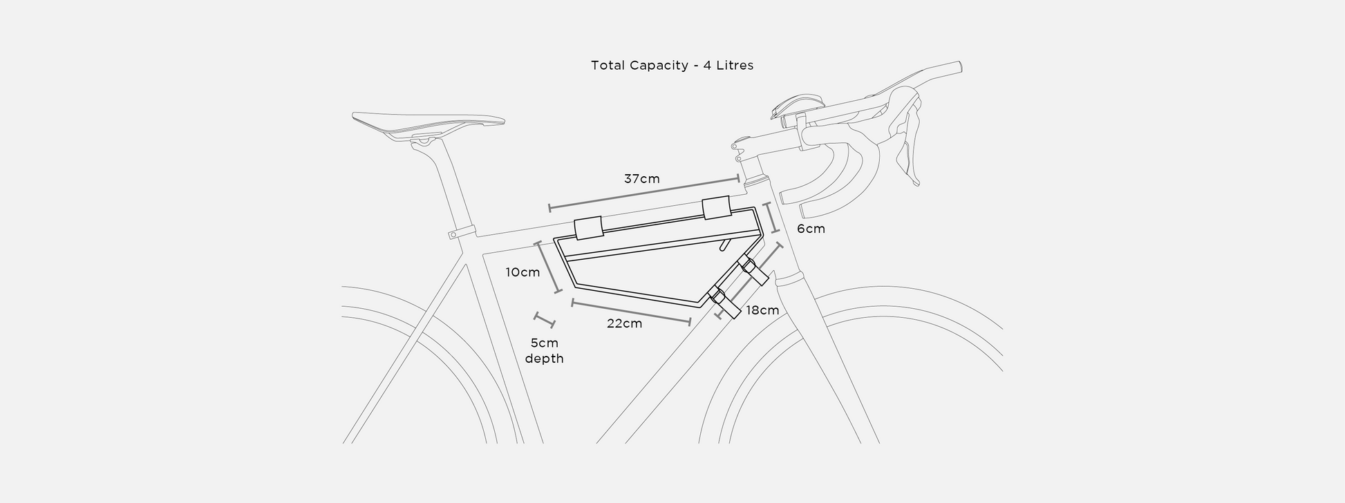 Restrap Race Ramväska 4L
