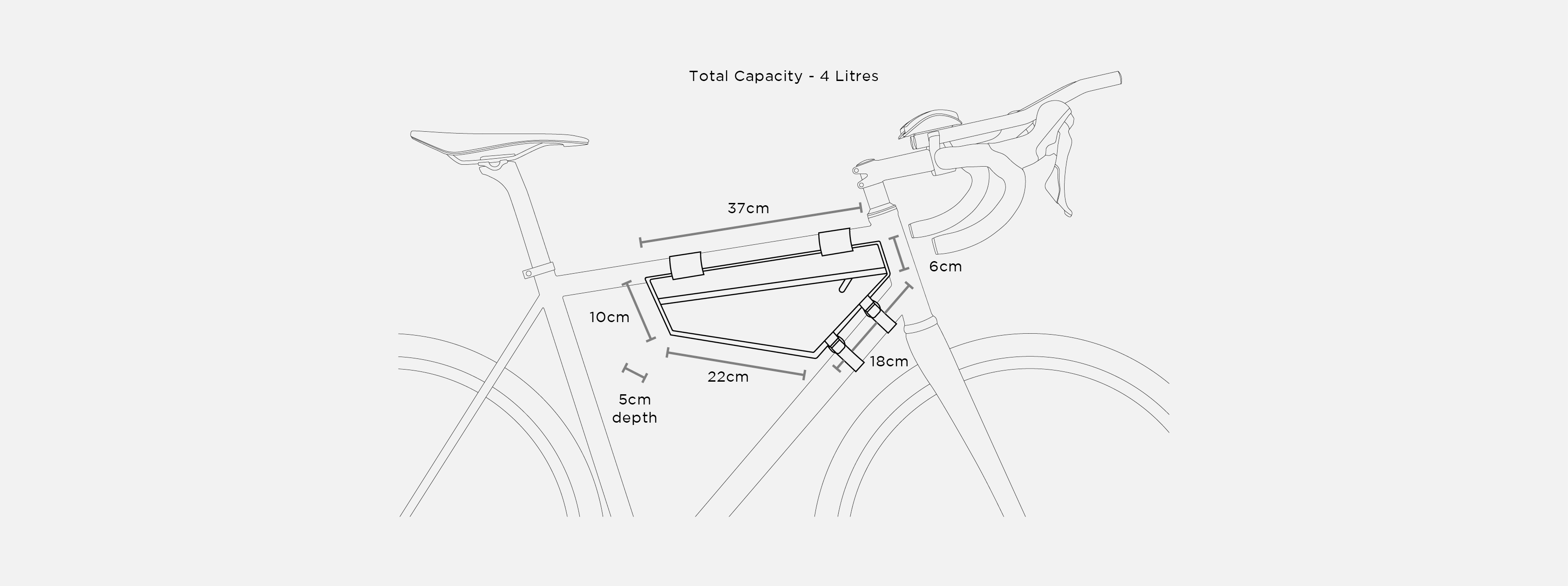 Restrap Race Ramväska 4L