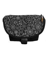 Bagaboo Hip Pouch S with Cyclist Pattern